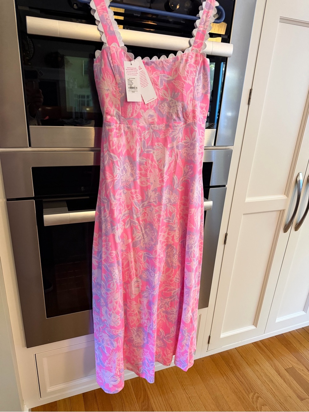 Woman’s beautiful maxi dress